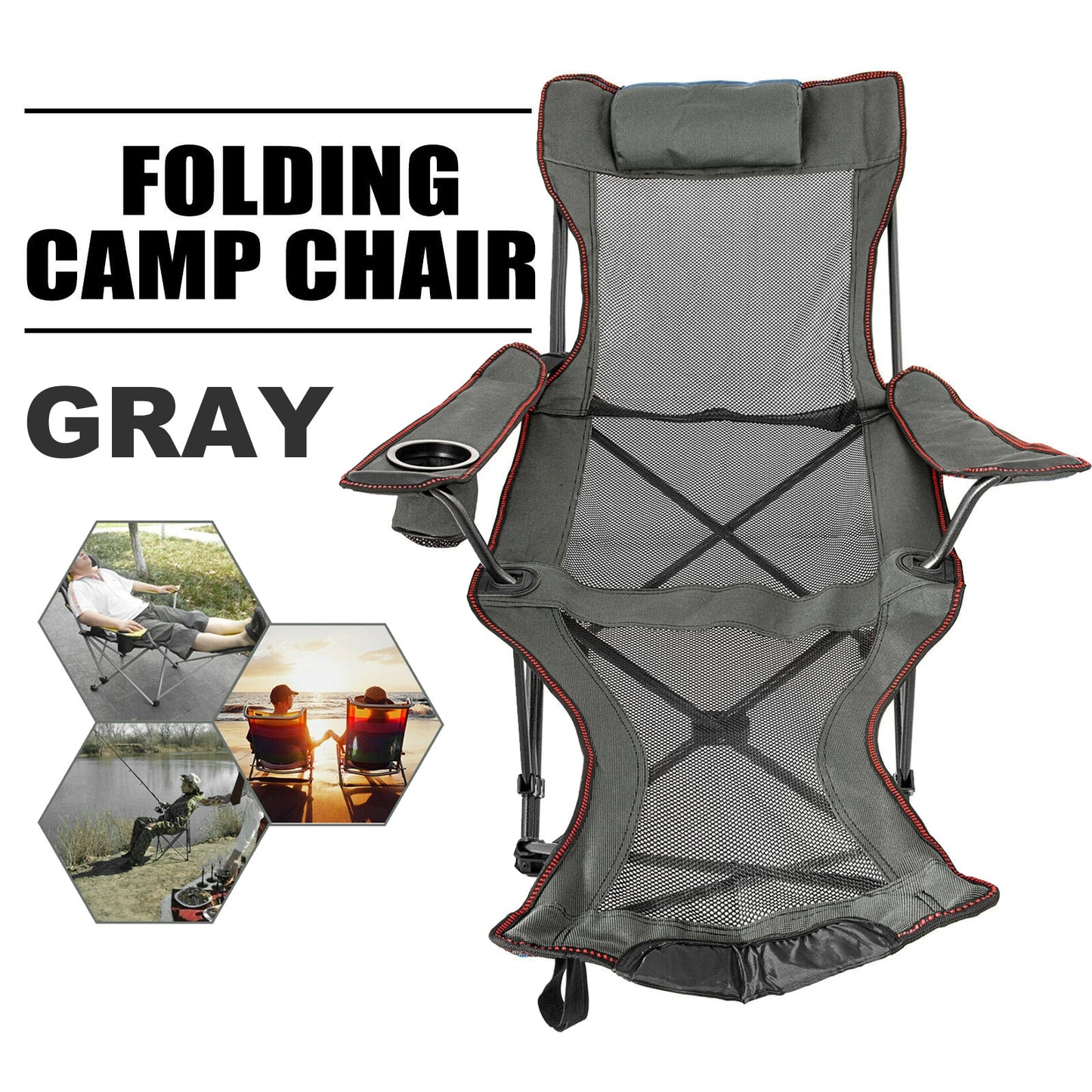 VEVOR Outdoor Folding Camp Chair