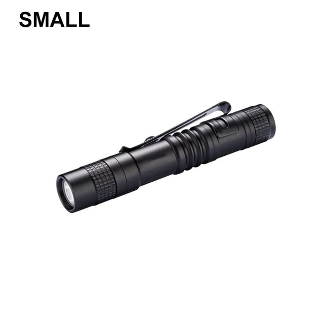 LED Flashlight Pen Light Mini Portable 1000 lumens