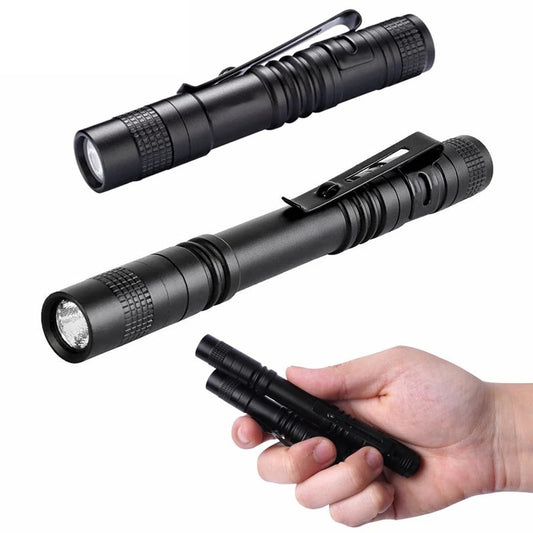 LED Flashlight Pen Light Mini Portable 1000 lumens