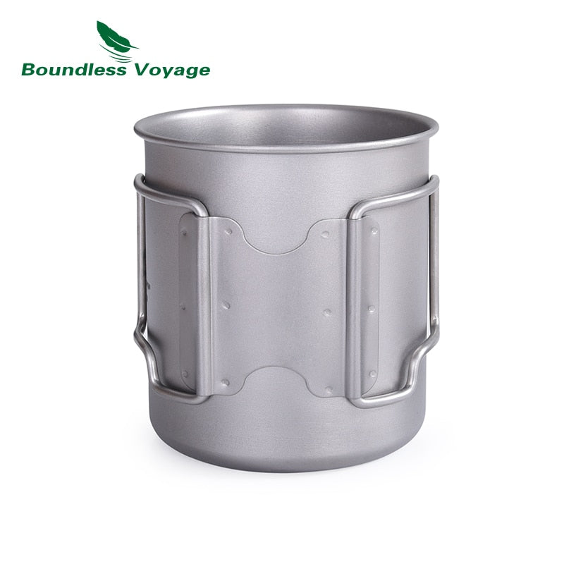 Boundless Voyage 420ml Titanium Cup With Lid