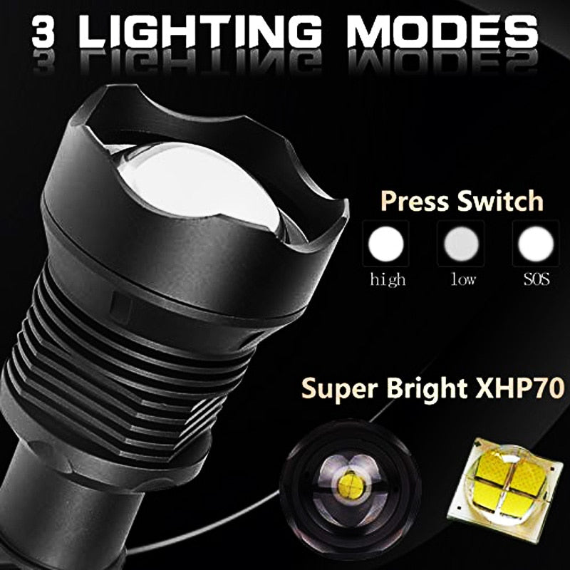 LED/Powerful/Rechargeable/Tactical Flashlight