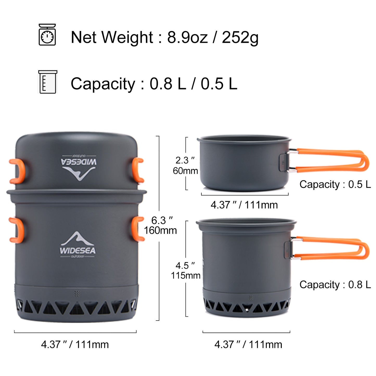 Widesea Camping Cookware