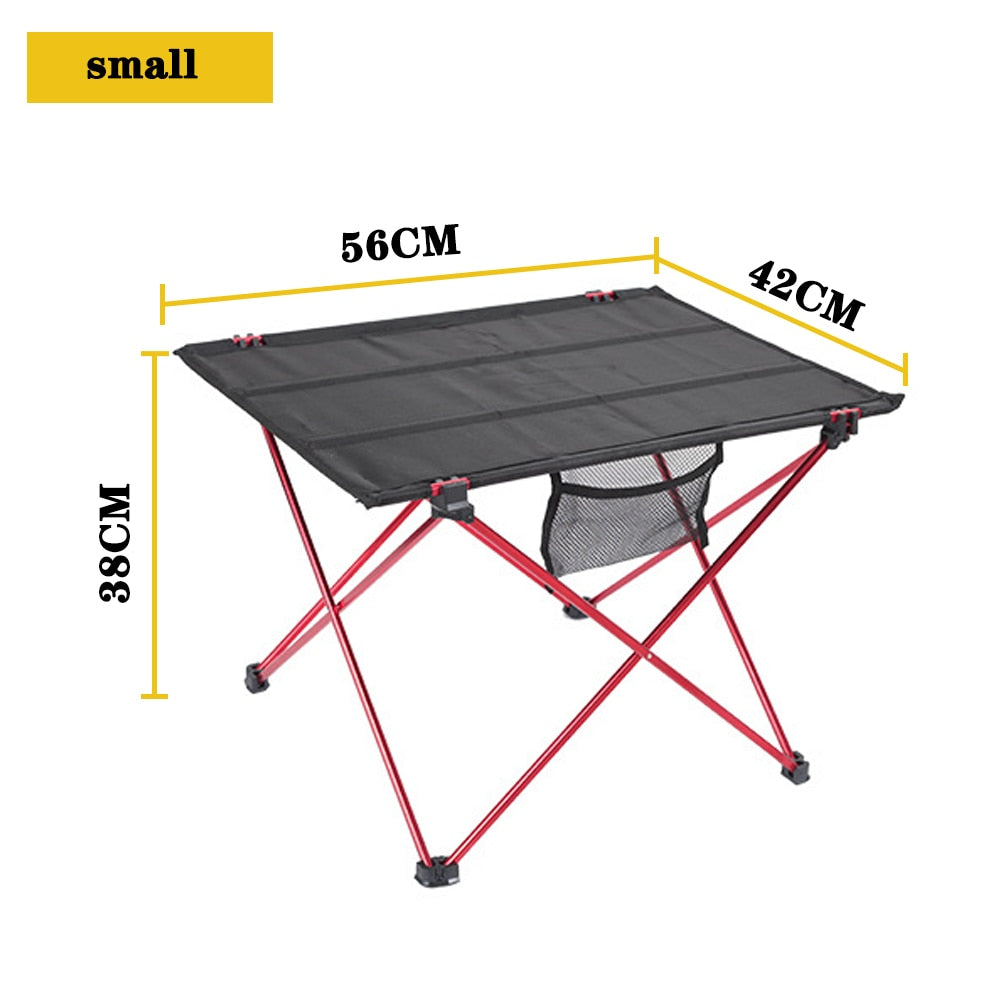 Portable Foldable Camping Table Aluminium Alloy Ultra Light