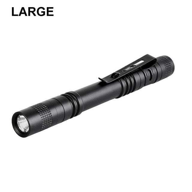 LED Flashlight Pen Light Mini Portable 1000 lumens