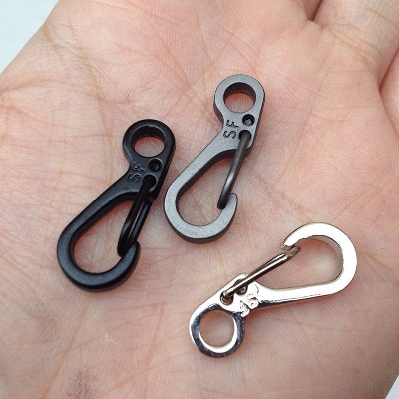 10 Pcs Survival EDC Paracord Carabiner