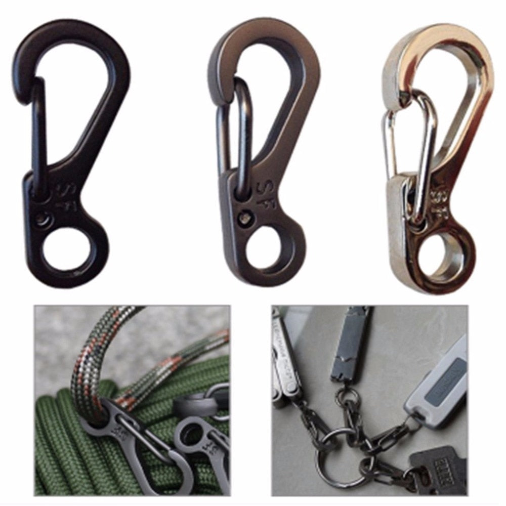 10 Pcs Survival EDC Paracord Carabiner