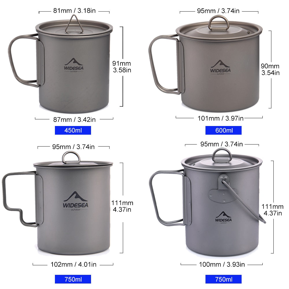 Titanium Camping Cookware