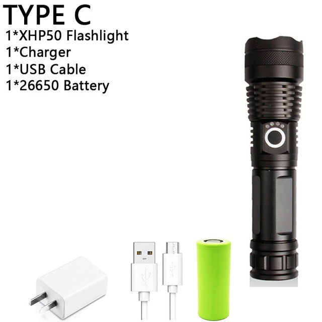 LED/Powerful/Rechargeable/Tactical Flashlight