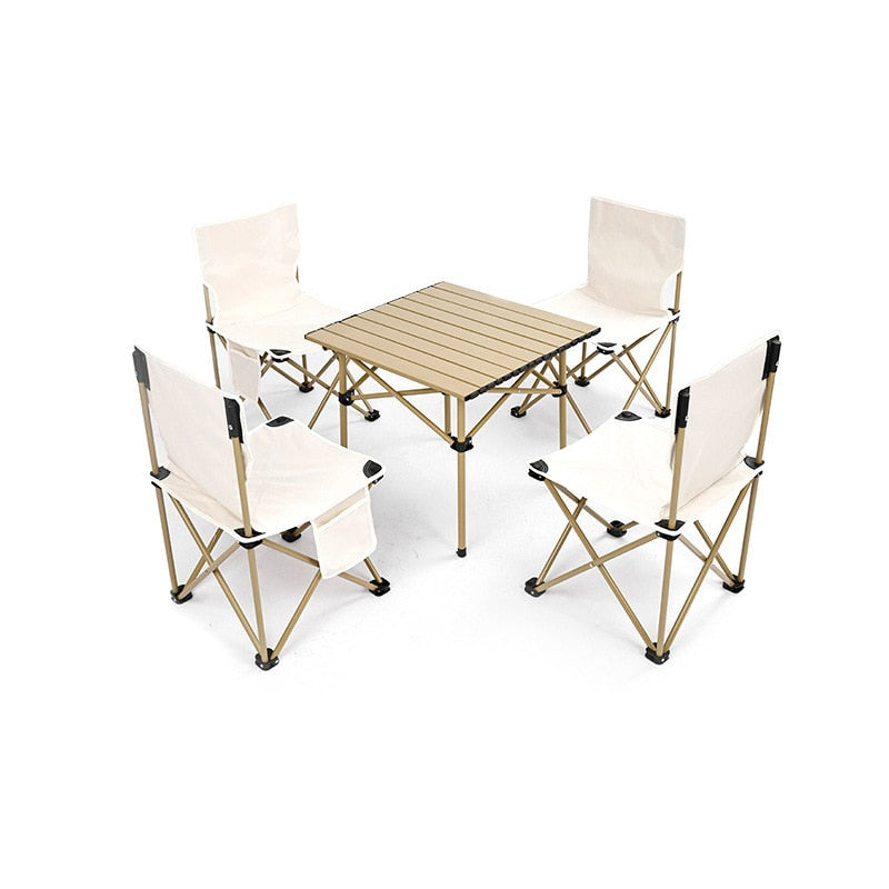 Outdoor Folding Table and Chair