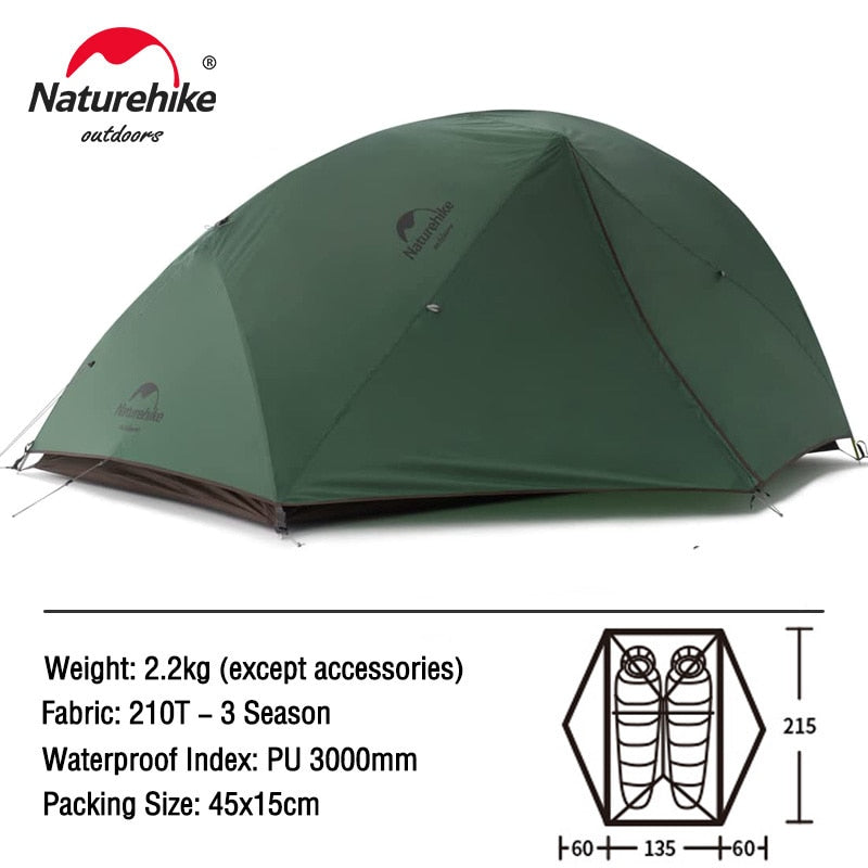 Naturehike  2 Person Ultralight Waterproof Tent