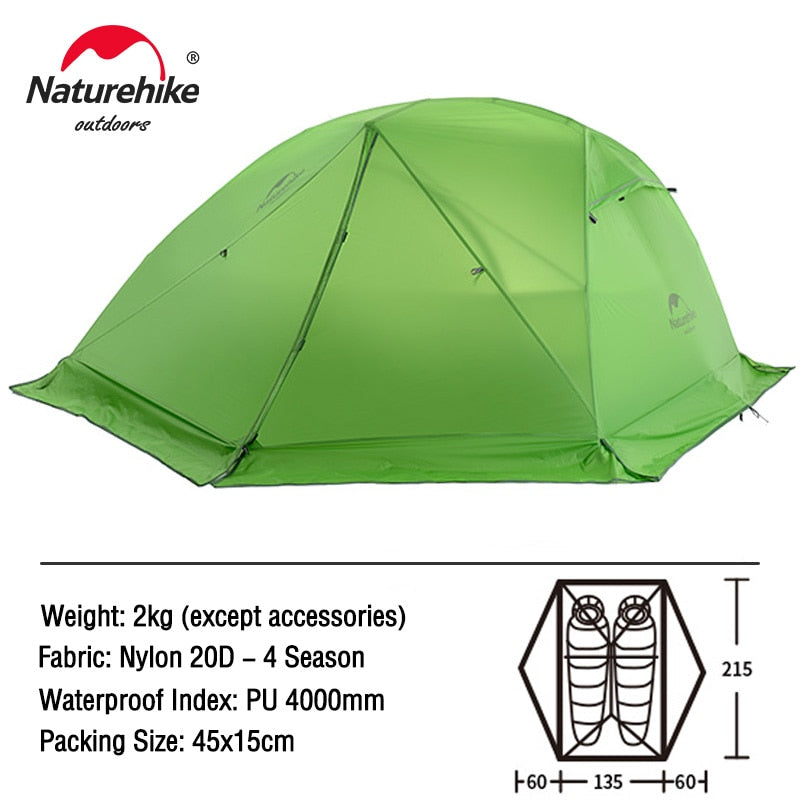 Naturehike  2 Person Ultralight Waterproof Tent