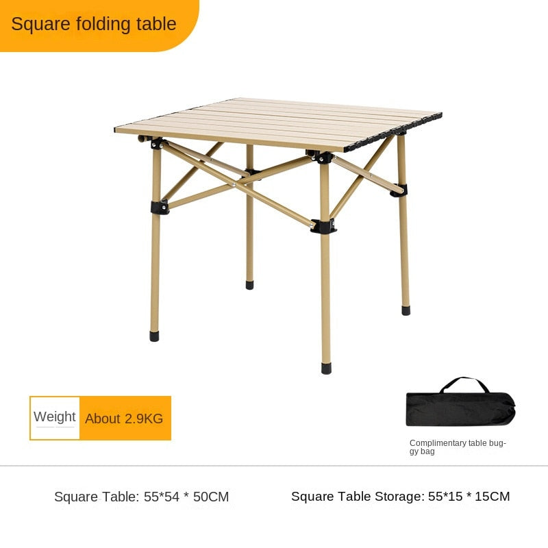 Outdoor Folding Table and Chair