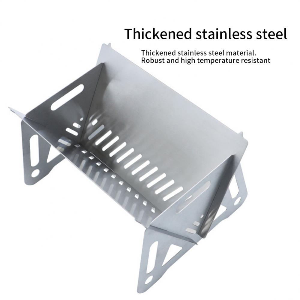 Small Folding BBQ Grill Charcoal Stainless Steel