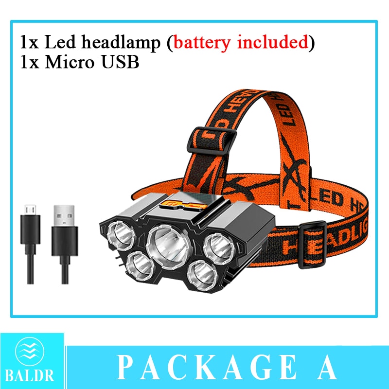 USB Rechargeable Headlamp