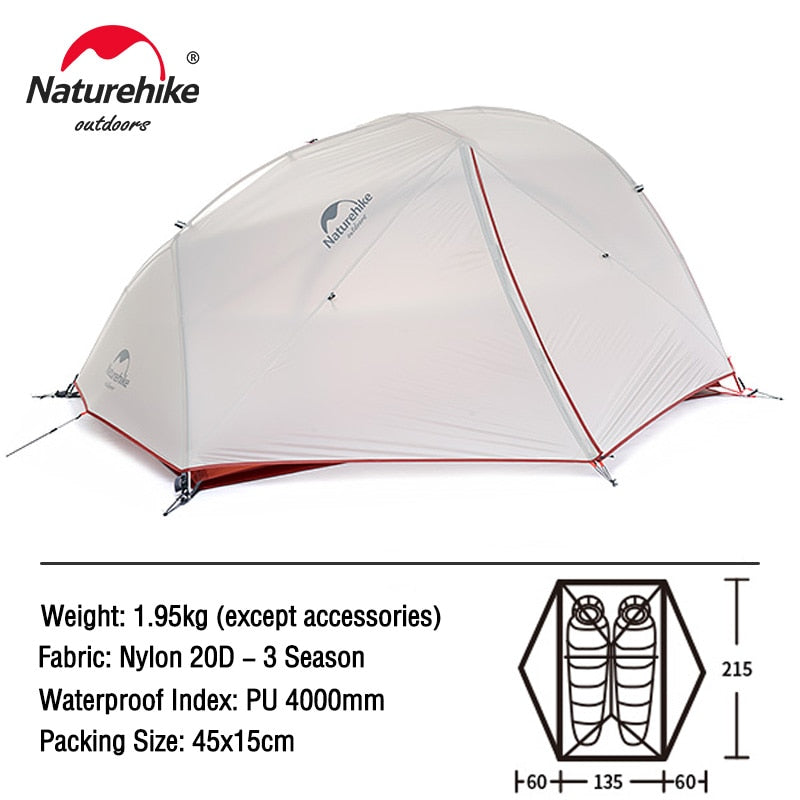 Naturehike  2 Person Ultralight Waterproof Tent