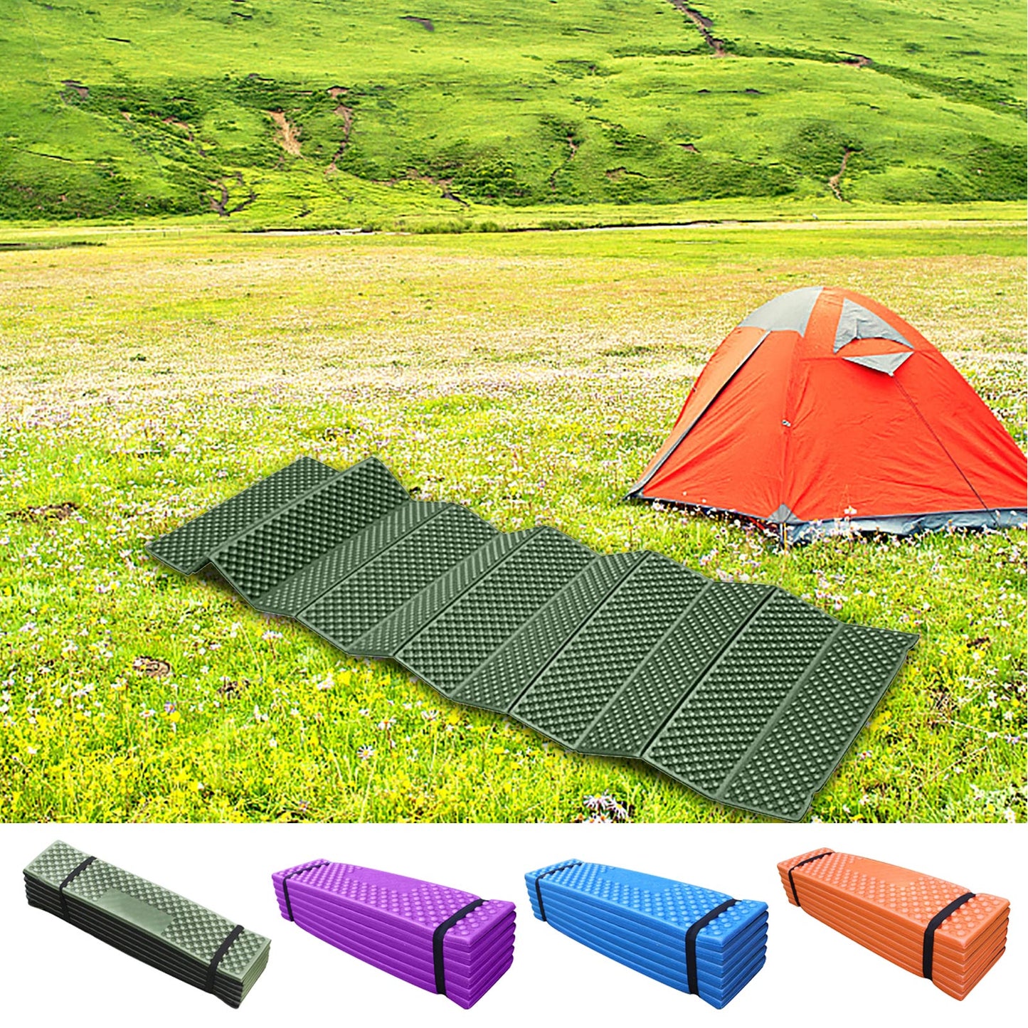 Outdoor Camping Sleeping Pad Foam Ultralight Cushion