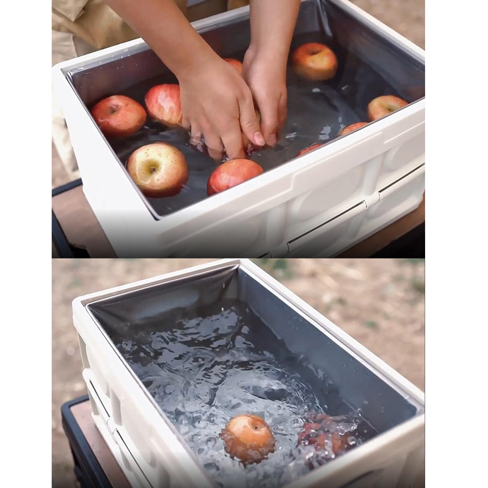 Camping Folding Storage Box with Lid