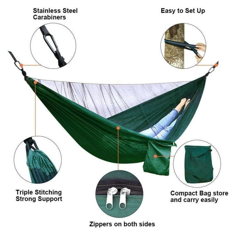 Camping Hammock Mosquito Net and Hammock Canopy