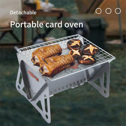 Small Folding BBQ Grill Charcoal Stainless Steel