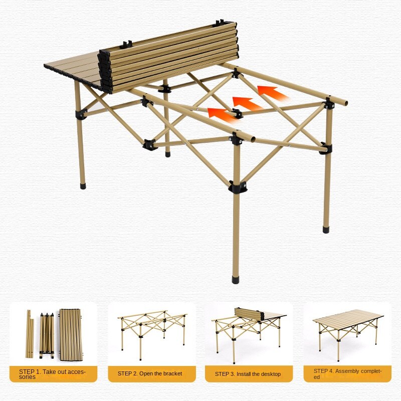 Outdoor Folding Table and Chair