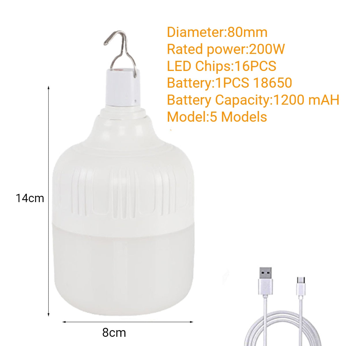 650W Portable Lanterns Camping Lamp